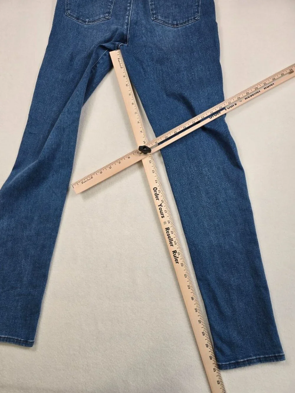 Uniqlo Mens Slim Fit Jeans Size 30x31 Blue Denim Stretch - Picture 6 of 6